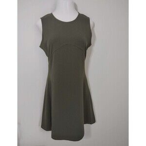 Molly Bracket Khaki Green Sleeveless Dress NWT Size XL